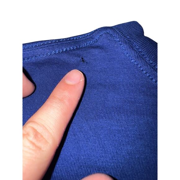 Columbia Women’s Loose Fit Blue Tiffany Logo Tee Size XL - Picture 7 of 10